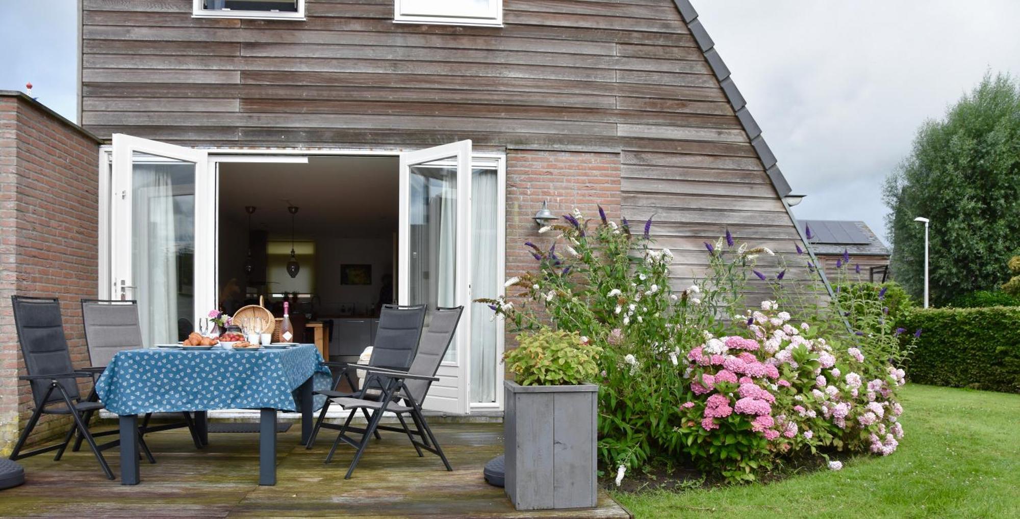 Fries Vakantiehuis, grote tuin, nabij het Pikmeer Grou Buitenkant foto